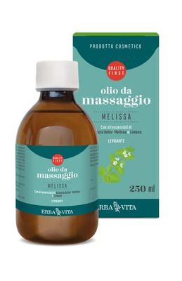 Erba Vita Olio Massaggio Melissa - Flacone da 250 ml