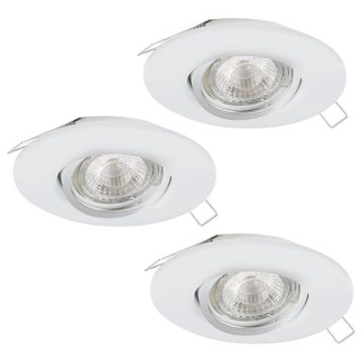 EGLO Luz empotrable, Blanco, Ø 108 mm, 3er Set