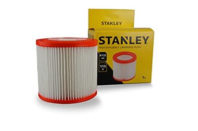 Stanley Filtro cartucho de excelente eficiencia para aspiradoras sólidas y líquidos
