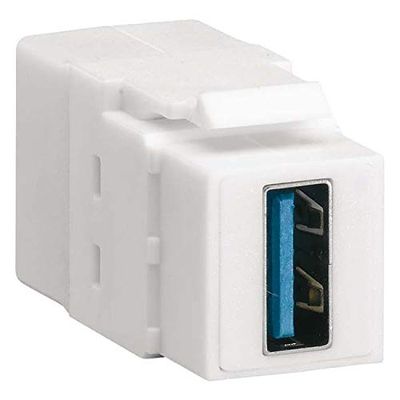 Hager VZ30US Keystone Module encastrable USB 3.2 Gen 1 (USB 3.0)
