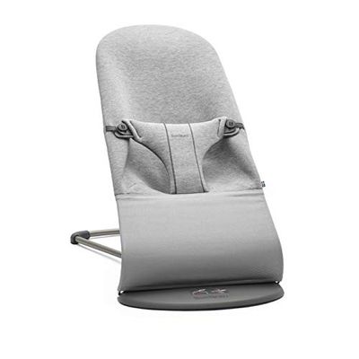 BabyBjörn Hamaca Bliss, Jersey 3D, Gris claro