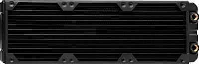 Corsair Hydro X Series, XR5 360 mm Water Cooling Radiator (Triple 120 mm Fan Mounts, Easy Installation, Premium Copper Construction, Polyurethane, Integrated Fan Screw Guides), Black