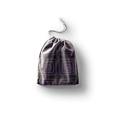 Bonamaison Imprimé Sacs de Coton avec Cordon, Sac D'Épicerie, Sac À Provisions, Réutilisables, Écologique, Pliable, Taille: 12x15 Cm