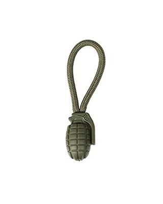 Mil-Tec Pack of 5 ring pullers, pineapple, olive, standard size