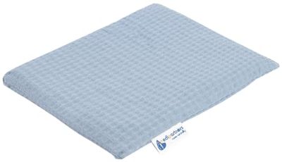 Kersenstenen kussen korrelkussen groot warmtekussen 500g rechthoek 20x25cm eco natuur 100% Katoenen Wafel Medi Partners warmte + koudetherapie massagetherapie (Marine)