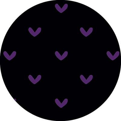 Bonateks, Runt digitalt tryckt musmatta, halkfri undersida, för kontor och hem, diameter: 22 cm