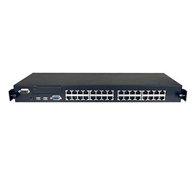 Lindy 39635 Switch per Keyboard-Video-Mouse (kvm) Montaggio Rack Nero