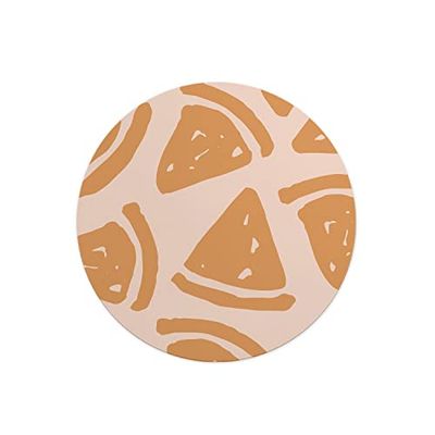 Questo Casa, Round Digital Printed Mouse Pad, Non-Slip Base, for Office and Home, Diameter:22cm
