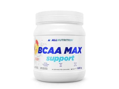 ALLNUTRITION BCAA Max Support Powder/Capsules Complex of Branched Chain Amino Acids Glutamine Taurine Leucine Valine Isoleucine Muscle Regeneration 500 g