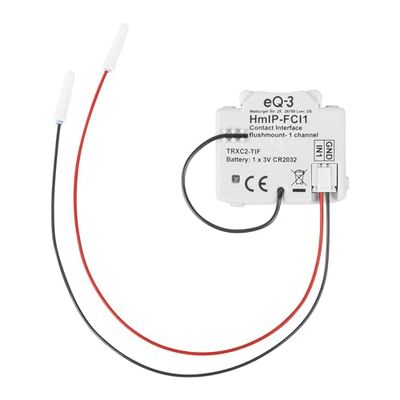Homematic IP Contact-interface inbouw – 1-voudig, slimme schakelaar, tot maar liefst zes schakelaars achteraf slim maken, 153489A0