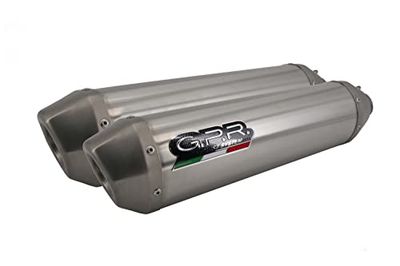 Scarico GPR Kawasaki Zzr 1400 2008/11 Coppia Scarichi Omologati Serie GPR Pentasport, Full Titanium