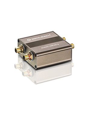 Oehlbach Audio Linear 8 - Filtro di isolamento galvanico per giradischi e subwoofer - Filtro di soppressione delle interferenze per eliminare i loop di massa - marrone metallico
