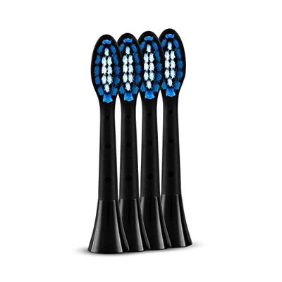 Têtes de brosse Silk'n SonicYou en recharge, paquet familial (4 pièces) noir, sensitif