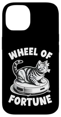 Wheel Of Fortune Cat Joke Robot Vacuum Cleaner Cat Case for iPhone 14