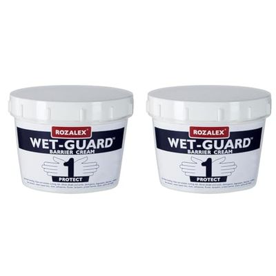 ROZALEX ROZ-6043281 Wet-Guard Protection Barrier Cream Tub, 450 ml (Pack of 2)