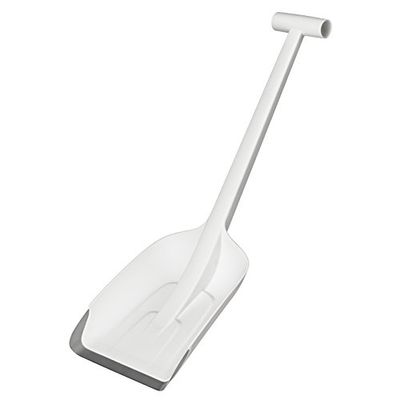 Fiskars SnowXpert Pá de neve para carro, comprimento: 63 cm, material sintético reforçado com fibra de vidro com bordas de alumínio, branco, 1019347