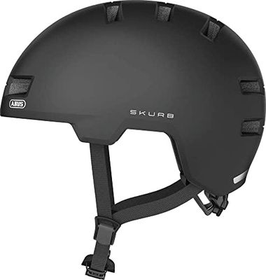 Abus SKURB Cykelhjälm, Unisex, Mörkgrå (Titan), L (58-61 cm)