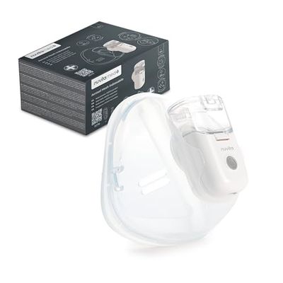 Nuvita 5078 Nébuliseur MESH Portable - Mains Libres, Léger, Silencieux, Auto-nettoyant avec Batterie Rechargeable