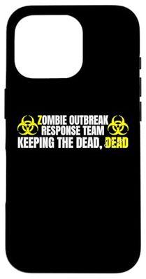 Zombie Outbreak Response Team Soldier T Shirt For Men Women Case for iPhone 16 Pro