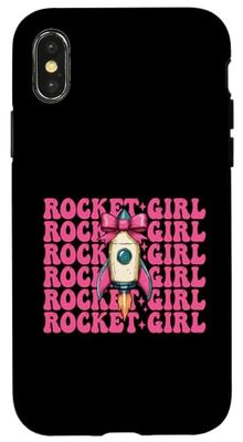 Rocket Girl Aerospace Engineer Engineering Aeronautical Case for iPhone X/XS