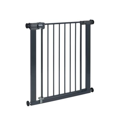 Safety 1st Easy Close Metal Barreira de segurança branca metálica para portas e escadas, porta de segurança de 80 cm até 136 cm com extensões, adequado para bebés, crianças e cães