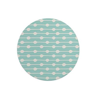 Questo Casa, Round Digital Printed Mouse Pad, Non-Slip Base, for Office and Home, Diameter:22cm