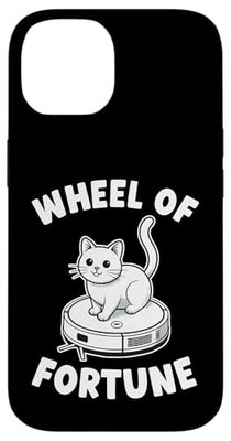 Wheel Of Fortune Cat Joke Robot Vacuum Cleaner Cat Case for iPhone 14