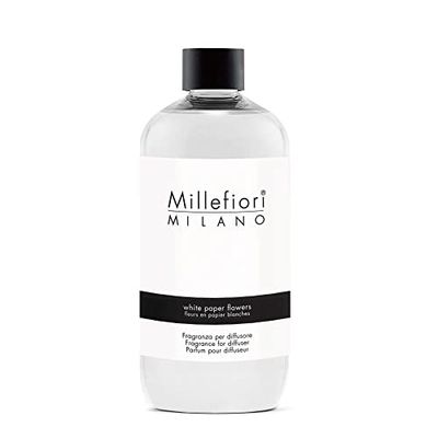 MILLEFIORI MILANO FRAGRANZA PER DIFFUSORE 250ml WHITE PAPER FLOWERS