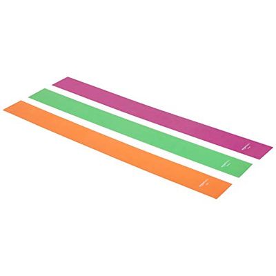 Amazon Basics Bandas de resistencia de elastómero termoplástico (TPE), 1500 mm, 3 Unidad, Multicolor