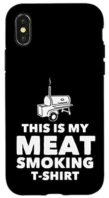 Funny BBQ Meat Smoking Design Case for iPhone X/XS