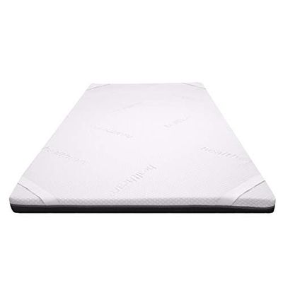 DUÉRMETE ONLINE Topper Viscoelástico 5cm Con Viscogel Duérmete Ergofresh Premium Surmatelas 5 cm de Mousse viscoélastique avec Effet Anti-Stress, 80x200