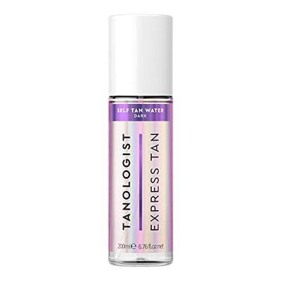 Tanologist acqua autoabbronzante scuro (200 ml) Approvato dai dermatologi Ingredienti puliti e vegani