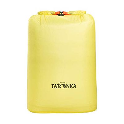 Tatonka SQZY Waterdichte 3089 opbergzak, 10 l, ultralichte opbergtas met rolsluiting en getapete naden, ideaal voor het sorteren van je bagage, 10 liter, PFC-vrij, geel