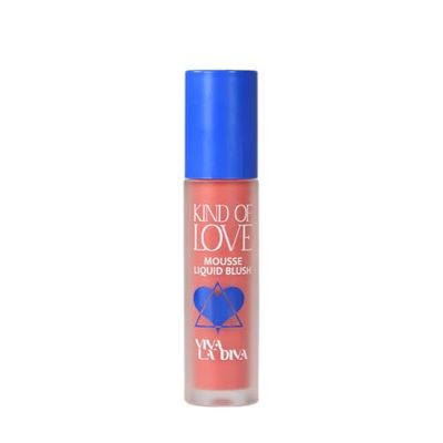 Viva la Diva Kind of Love Mousse Liquid Blush - Color N3 Polyamor - Liquid Blush with Mousse Texture for Smooth Application and Natural Finish