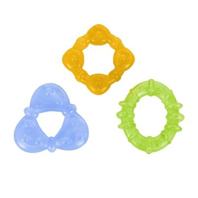 Bright Starts, Mordedores Chill & Teethe brinquedo para dentição do bebé enchimento de água e sem BPA, a partir dos 3 meses