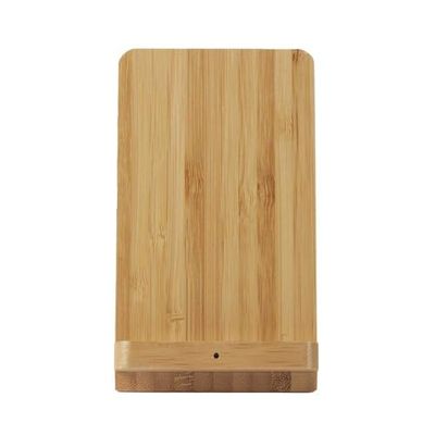 BE MIX, HT0031, Supporto Caricabatterie a Induzione in Legno 15W, Ricarica rapida, design naturale ed essenziale, Compatibile con tutti i telefoni, Pratico e portatile, Ideale per viaggiare