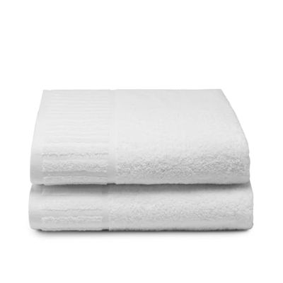 Top Towel - 2 Toallas de Ducha Grande - Toallas Blancas Hotel - Toallas de baño Grandes - Algodón 100% - Blanco - 100x 150 cms