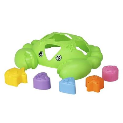 WELL HOME - Juego de baño en formato Cangrejo verde