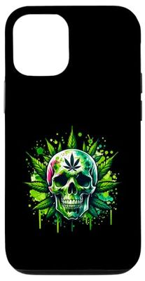 Carcasa para iPhone 13 Gráfico de diseño de calavera de MariJane