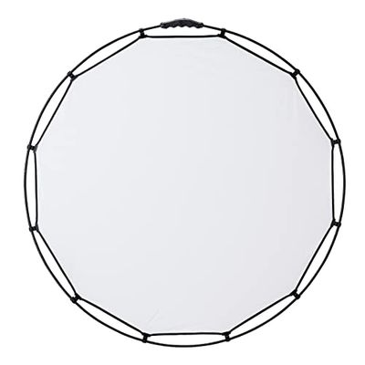 Manfrotto HaloCompact Plus Diffuser 98 cm 2 Stop Diffusore Circolare - Tecnologia RapidExoframe™ - Telaio Pieghevole in Alluminio - LL LR3333