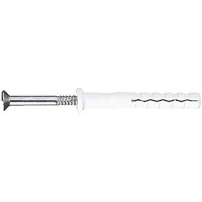 Index 184 LSTCCC05025 - Index LSTCCC05025-Bolsa Autoservicio clavable de poliamida 6.6, premontado tornillo rosca-arpón, Taco con cabeza cilíndrica (5 x 25 Ø5, 10 uds.)