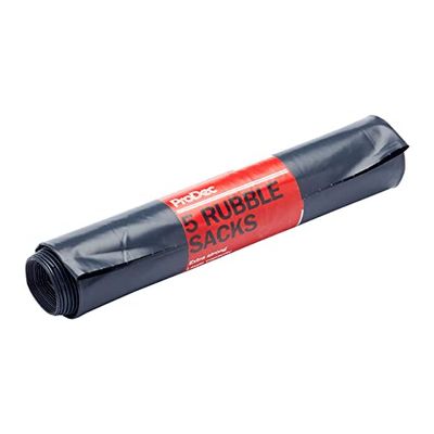 ProDec Roll of 5 Heavy Duty Rubble Sacks for Trade and Domestic Waste