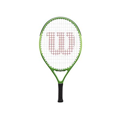 Wilson Blade Feel 21, WR027310U Racchetta da Tennis,Tennisti Junior di 5-6 Anni, Fibra di Vetro e Alluminio, Lime/Nero, 21"