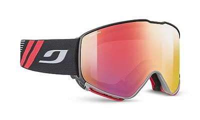 Julbo QUICKSHIFT OTG maska narciarska, czarna/czerwona, XL