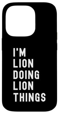 Sono Lion Que Fa Cose di Lion Custodia per iPhone 14 Pro
