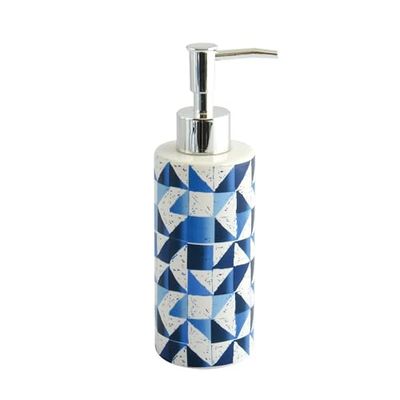 MSV Distributeur de Savon Céramique CALULA Bleu
