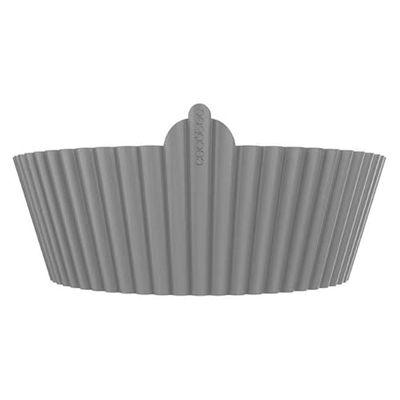 Cecotec Teglia per Friggitrice ad Aria 3 Pezzi Circolari Cecofry Bucket Pack Accessories S. 19x6cm, Alta Qualità, Senza BPA, 130g ciascuno, Riutilizzabile, Temperature -40°C a +250°C