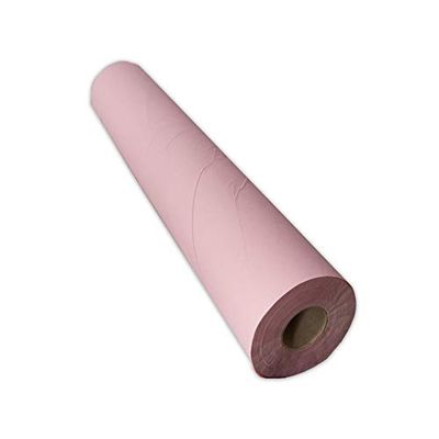 Saten Rolka Nosze, papier z recyklingu, 60 metrów, 1 warstwa, Acado Solidny, Zestaw 6 sztuk, Różowy