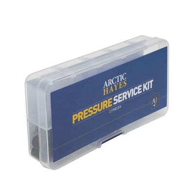 Arctic Hayes Pressure Vessel Service Kit with Schrader Tool Removal, Specialist Core Removal Tool, Schrader Valves and Dust Caps