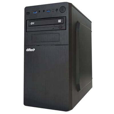 differo OR1639276 PC Intel Core™ i5 i5-10400 8 Go DDR4-SDRAM 256 Go SSD Windows 11 Home Bureau Noir